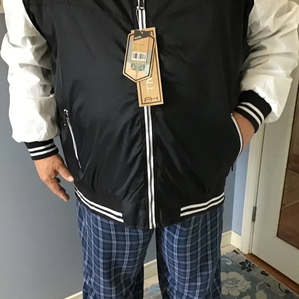 NWT ROK Men’s Spring coat with pockets -3X - Picture 3 of 10